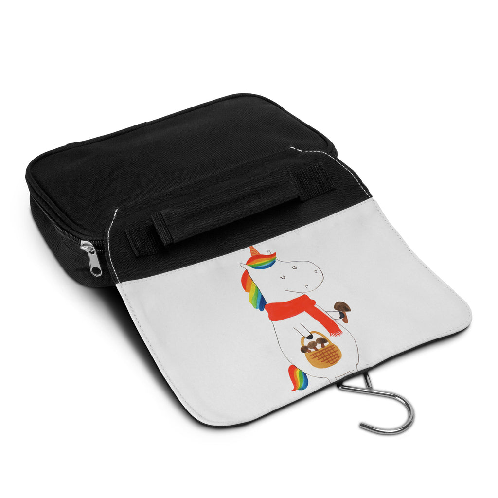 Kulturbeutel Einhorn Pilz Kulturbeutel, Zum Aufhängen, Waschtasche, Kosmetiktasche, Damen, Herren, Aufbewahrungstasche, Schminktasche, Kosmetikbeutel, Organizer, Kulturtasche, Schminkutensil, Einhorn, Einhörner, Einhorn Deko, Pegasus, Unicorn, Pilze, Pilzsammler, Motivation, Spruch, Liebeskummer