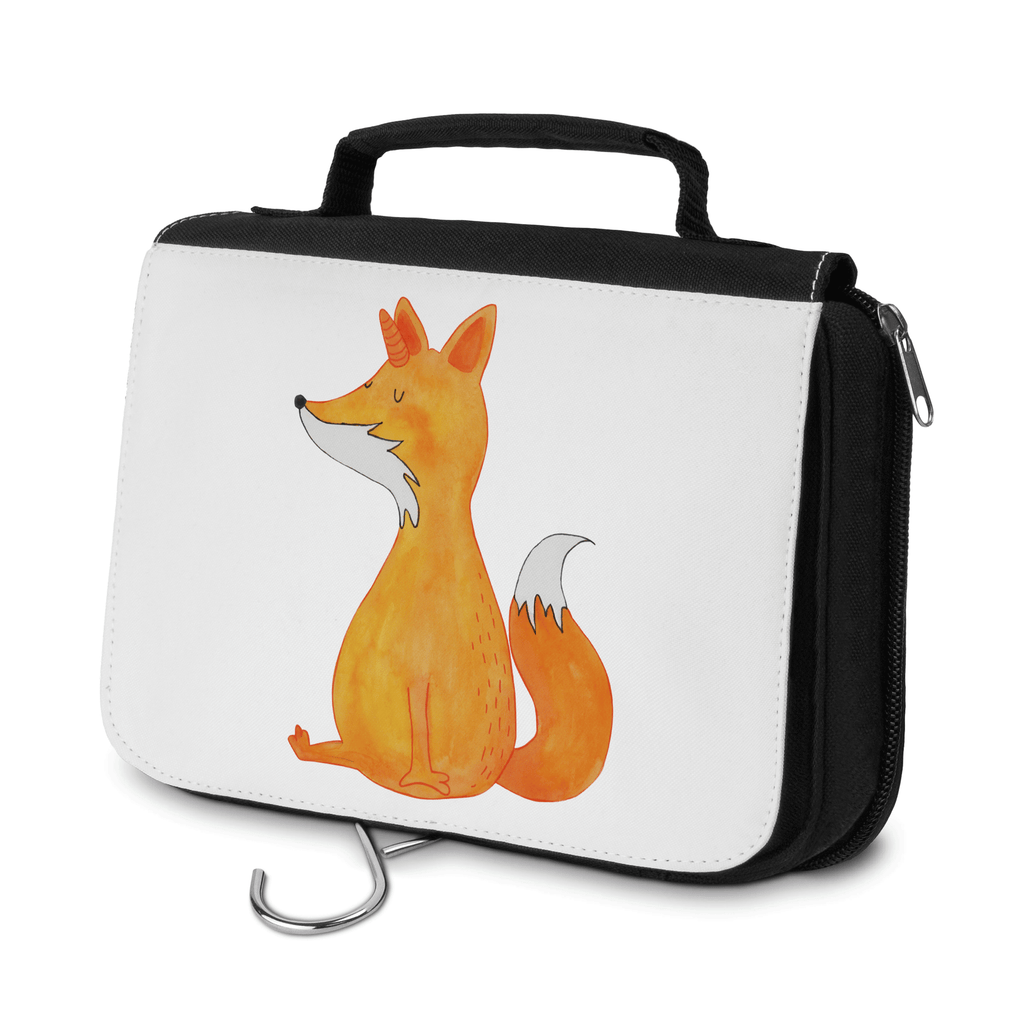 Kulturbeutel Fuchshörnchen Kulturbeutel, Zum Aufhängen, Waschtasche, Kosmetiktasche, Damen, Herren, Aufbewahrungstasche, Schminktasche, Kosmetikbeutel, Organizer, Kulturtasche, Schminkutensil, Einhorn, Einhörner, Einhorn Deko, Pegasus, Unicorn, Fuchs, Unicorns, Fuchshörnchen, Fuchshorn, Foxycorn, Füchse