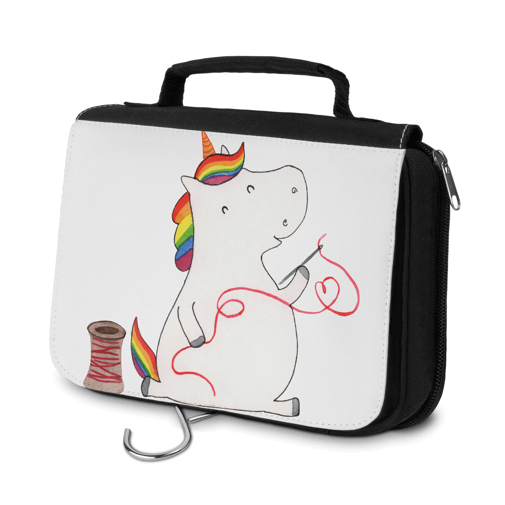 Kulturbeutel Einhorn Näherin Kulturbeutel, Zum Aufhängen, Waschtasche, Kosmetiktasche, Damen, Herren, Aufbewahrungstasche, Schminktasche, Kosmetikbeutel, Organizer, Kulturtasche, Schminkutensil, Einhorn, Einhörner, Einhorn Deko, Pegasus, Unicorn, Näherin, nähen, Mädchen, Freundin, Häkeln, Stricken, basteln, Nähzimmer