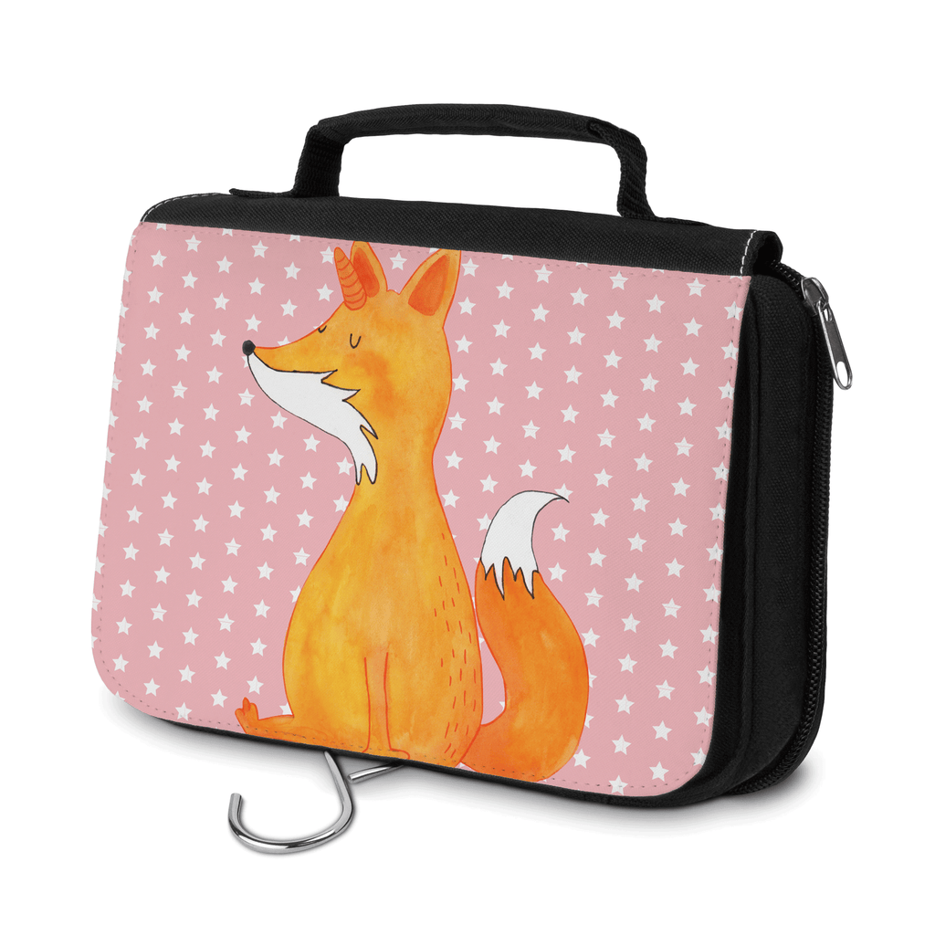 Kulturbeutel Fuchshörnchen Wunsch Kulturbeutel, Zum Aufhängen, Waschtasche, Kosmetiktasche, Damen, Herren, Aufbewahrungstasche, Schminktasche, Kosmetikbeutel, Organizer, Kulturtasche, Schminkutensil, Einhorn, Einhörner, Einhorn Deko, Pegasus, Unicorn, Fuchs, Unicorns, Fuchshörnchen, Fuchshorn, Foxycorn, Füchse