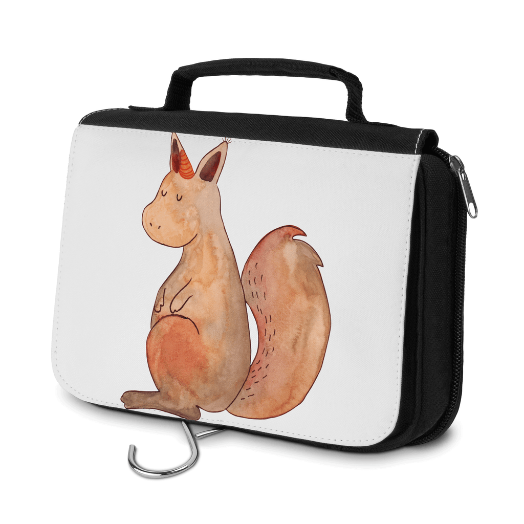 Kulturbeutel Einhörnchen Glaube Kulturbeutel, Zum Aufhängen, Waschtasche, Kosmetiktasche, Damen, Herren, Aufbewahrungstasche, Schminktasche, Kosmetikbeutel, Organizer, Kulturtasche, Schminkutensil, Einhorn, Einhörner, Einhorn Deko, Pegasus, Unicorn, Einhörnchen, Eichhörnchen, Eichhorn