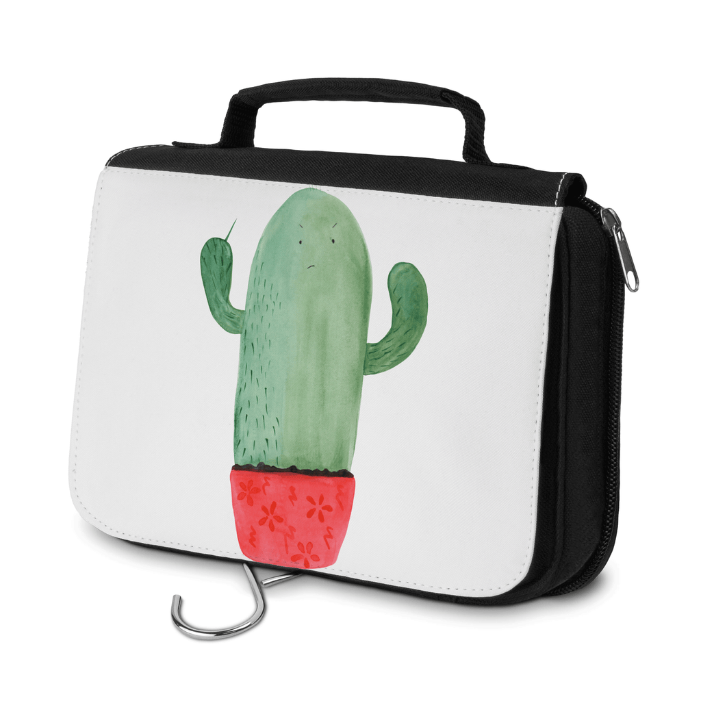 Kulturbeutel Kaktus wütend Kulturbeutel, Zum Aufhängen, Waschtasche, Kosmetiktasche, Damen, Herren, Aufbewahrungstasche, Schminktasche, Kosmetikbeutel, Organizer, Kulturtasche, Schminkutensil, Kaktus, Kakteen, ärgern, Büro, Schule, Büroalltag, Chefin, Kollege, Kollegin, wütend