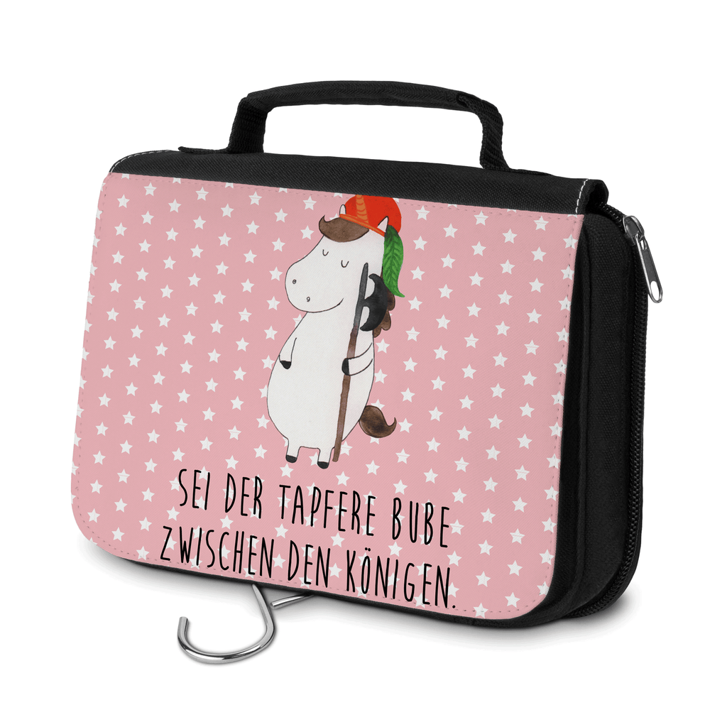 Kulturbeutel Einhorn Bube Kulturbeutel, Zum Aufhängen, Waschtasche, Kosmetiktasche, Damen, Herren, Aufbewahrungstasche, Schminktasche, Kosmetikbeutel, Organizer, Kulturtasche, Schminkutensil, Einhorn, Einhörner, Einhorn Deko, Pegasus, Unicorn, Bube, Mittelalter