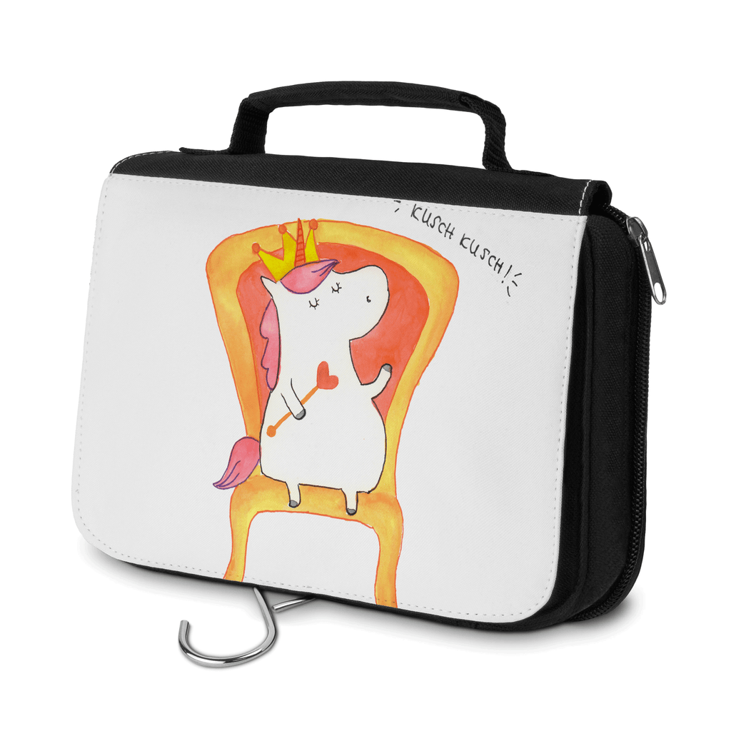 Kulturbeutel Einhorn König Kulturbeutel, Zum Aufhängen, Waschtasche, Kosmetiktasche, Damen, Herren, Aufbewahrungstasche, Schminktasche, Kosmetikbeutel, Organizer, Kulturtasche, Schminkutensil, Einhorn, Einhörner, Einhorn Deko, Pegasus, Unicorn, König, Präsident, Bundeskanzler, Herrscher, Kaiser, Prinzessin, Krone