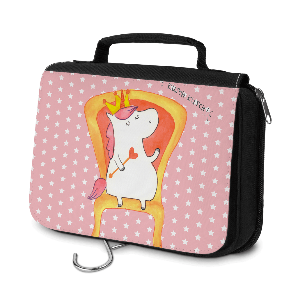 Kulturbeutel Einhorn König Kulturbeutel, Zum Aufhängen, Waschtasche, Kosmetiktasche, Damen, Herren, Aufbewahrungstasche, Schminktasche, Kosmetikbeutel, Organizer, Kulturtasche, Schminkutensil, Einhorn, Einhörner, Einhorn Deko, Pegasus, Unicorn, König, Präsident, Bundeskanzler, Herrscher, Kaiser, Prinzessin, Krone