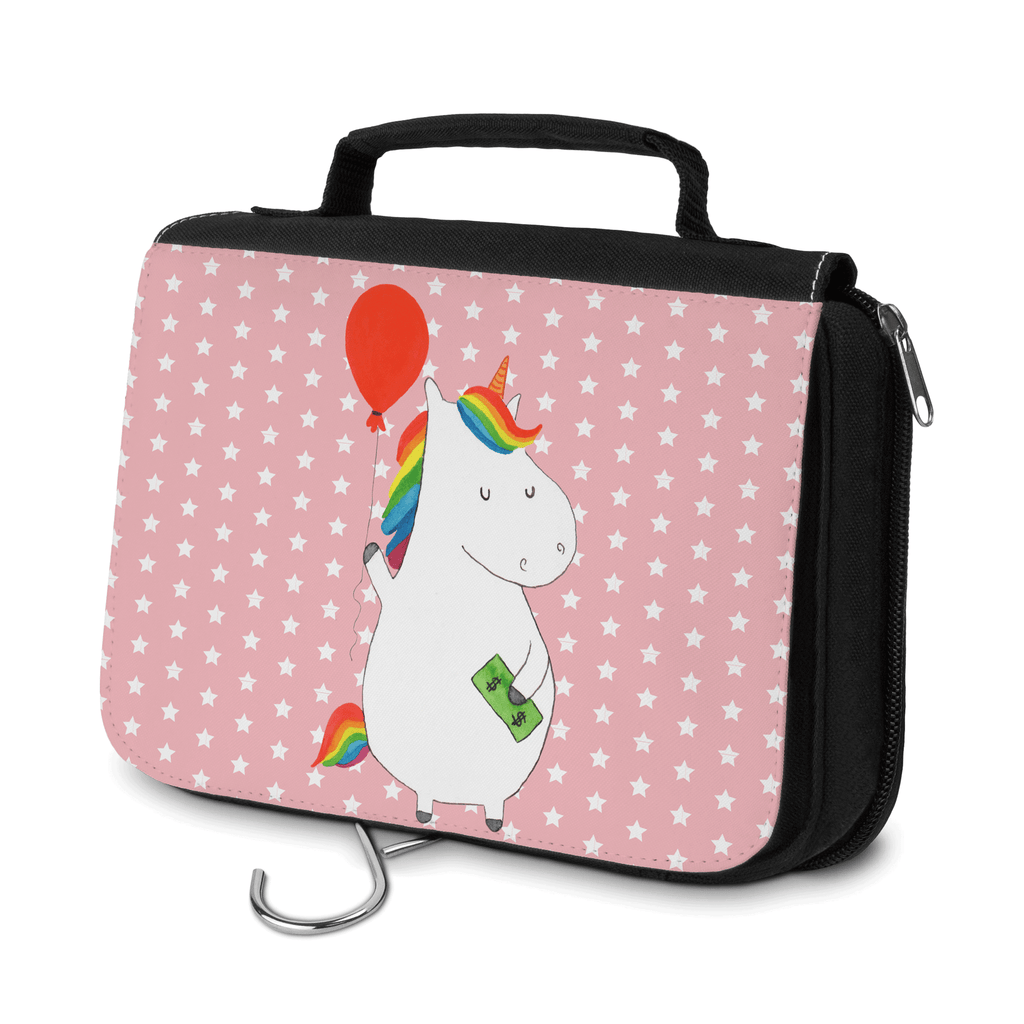 Kulturbeutel Einhorn Luftballon Kulturbeutel, Zum Aufhängen, Waschtasche, Kosmetiktasche, Damen, Herren, Aufbewahrungstasche, Schminktasche, Kosmetikbeutel, Organizer, Kulturtasche, Schminkutensil, Einhorn, Einhörner, Einhorn Deko, Pegasus, Unicorn, Luftballon, Geld, Lebenslust, Freude, Geschenk, Freundin