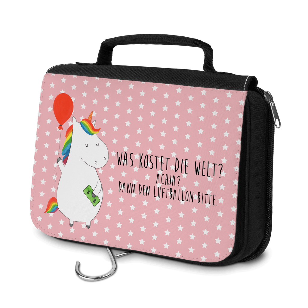 Kulturbeutel Einhorn Luftballon Kulturbeutel, Zum Aufhängen, Waschtasche, Kosmetiktasche, Damen, Herren, Aufbewahrungstasche, Schminktasche, Kosmetikbeutel, Organizer, Kulturtasche, Schminkutensil, Einhorn, Einhörner, Einhorn Deko, Pegasus, Unicorn, Luftballon, Geld, Lebenslust, Freude, Geschenk, Freundin