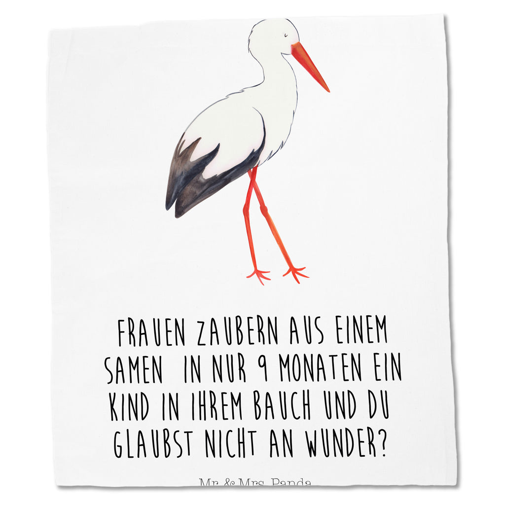 Tragetasche Storch Beuteltasche, Beutel, Einkaufstasche, Jutebeutel, Stoffbeutel, Tiermotive, Gute Laune, lustige Sprüche, Tiere, Storch, Störche, Schwangerschaft, Geburt, Mutter, Mütter, Mutter werden, Schwanger, Babybauch, Baby