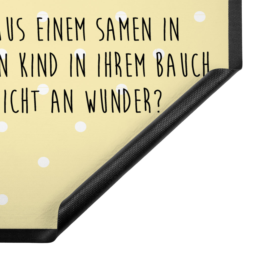Fußmatte Storch Storch, Störche, Schwangerschaft, Geburt, Mutter, Mütter, Mutter werden, Schwanger, Babybauch, Baby	 Türvorleger, Schmutzmatte, Fußabtreter, Matte, Schmutzfänger, Fußabstreifer, Schmutzfangmatte, Türmatte, Motivfußmatte,  Haustürmatte, Vorleger  süße Tiermotive, gute Laune, lustige Sprüche, Tiere