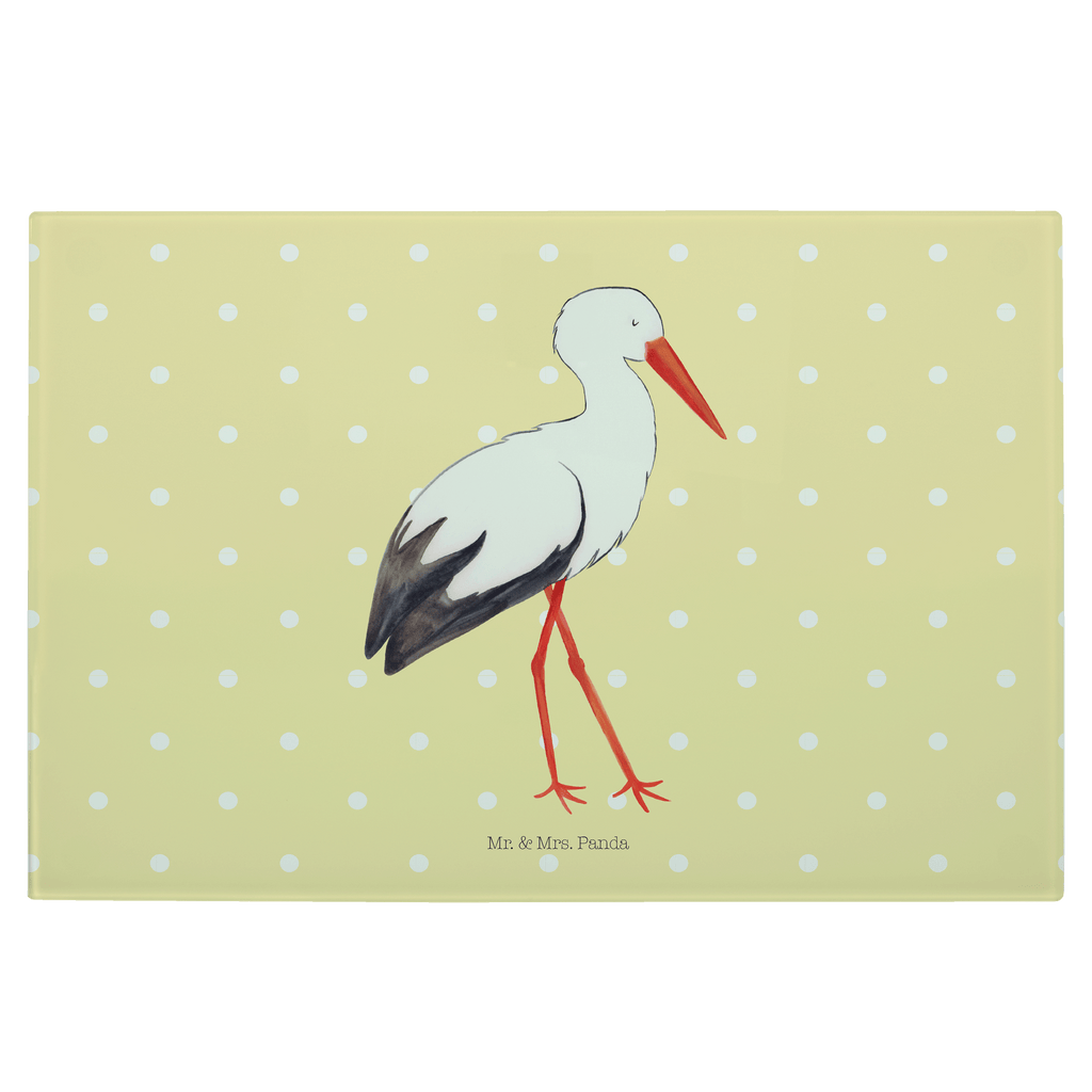 XL Glas Schneidbrett Storch Glasschneidebrett, Schneidebrett, Frühstücksbrett, Küche, Tiermotive, Gute Laune, lustige Sprüche, Tiere, Storch, Störche, Schwangerschaft, Geburt, Mutter, Mütter, Mutter werden, Schwanger, Babybauch, Baby