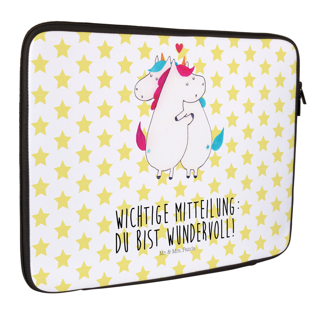 33 x 42 Notebook Tasche Einhorn Mitteilung Notebook Tasche, Laptop, Computertasche, Tasche, Schutzhülle, Einhorn, Einhörner, Einhorn Deko, Pegasus, Unicorn, Valentinstag, Valentine, Liebe, Geschenk, Partner, Ehe, lustig, witzig, Spruch