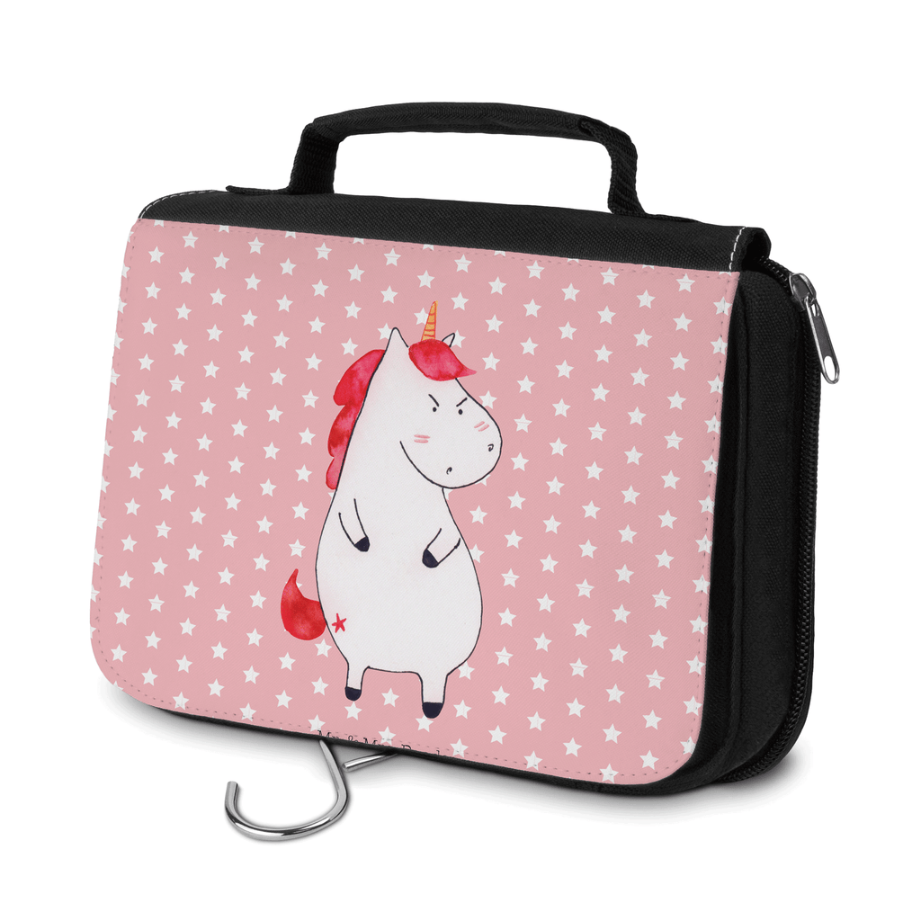 Kulturbeutel Einhorn wütend Kulturbeutel, Zum Aufhängen, Waschtasche, Kosmetiktasche, Damen, Herren, Aufbewahrungstasche, Schminktasche, Kosmetikbeutel, Organizer, Kulturtasche, Schminkutensil, Einhorn, Einhörner, Einhorn Deko, Pegasus, Unicorn, Realität, Ansage, lustlos, nein, Büro, Arbeit, wütend, dumme Fragen, lustig, Spaß, Geschenk