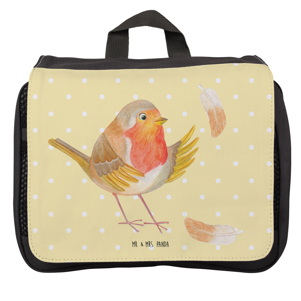 Kulturbeutel Rotkehlchen mit Federn Kulturbeutel, Zum Aufhängen, Waschtasche, Kosmetiktasche, Damen, Herren, Aufbewahrungstasche, Schminktasche, Kosmetikbeutel, Organizer, Kulturtasche, Schminkutensil, Tiermotive, Gute Laune, lustige Sprüche, Tiere, What if i fall, Rotkehlchen, Spruch Motivation, Spruch Mut, Vogel, Motivation Sprüche, Motivationsbilder, fliegen
