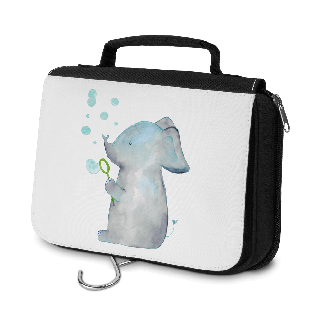 Kulturbeutel Elefant Seifenblasen Kulturbeutel, Zum Aufhängen, Waschtasche, Kosmetiktasche, Damen, Herren, Aufbewahrungstasche, Schminktasche, Kosmetikbeutel, Organizer, Kulturtasche, Schminkutensil, Tiermotive, Gute Laune, lustige Sprüche, Tiere, Elefant, Elefanten, Dickhäter, Rüsseltier, Seifenblasen, Liebe, Heimat, Gefühl. Daheim, Liebesbeweis, Liebesspruch