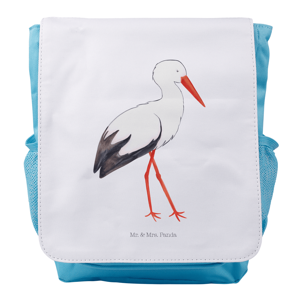 Kinderrucksack Storch Kids, Rucksack, Kinderrucksack, Kinder Rucksack, Rucksack Kindergröße, Kleiner Rucksack, süße Tiermotive, gute Laune, lustige Sprüche, Tiere, Storch, Störche, Schwangerschaft, Geburt, Mutter, Mütter, Mutter werden, Schwanger, Babybauch, Baby