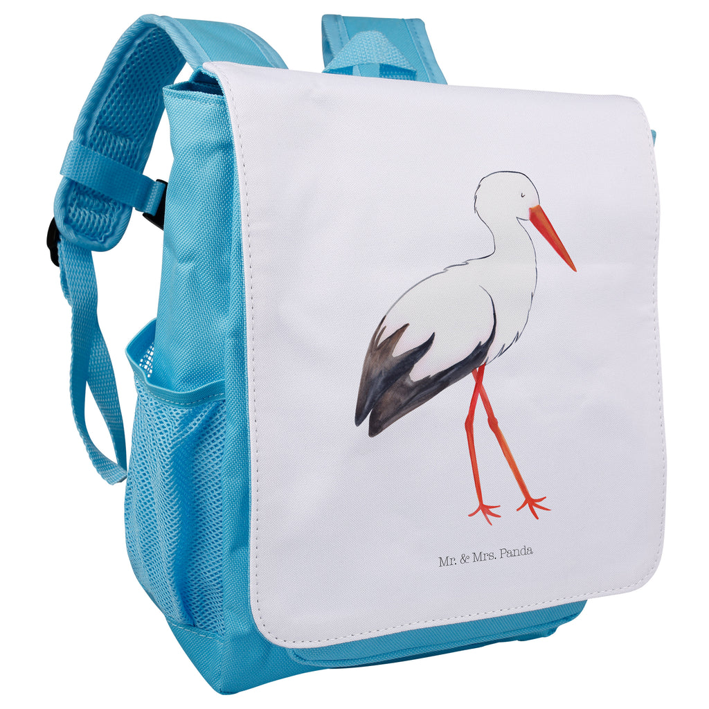 Kinderrucksack Storch Kids, Rucksack, Kinderrucksack, Kinder Rucksack, Rucksack Kindergröße, Kleiner Rucksack, süße Tiermotive, gute Laune, lustige Sprüche, Tiere, Storch, Störche, Schwangerschaft, Geburt, Mutter, Mütter, Mutter werden, Schwanger, Babybauch, Baby