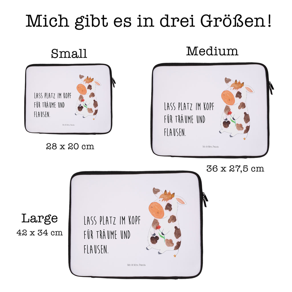 27 x 36 Notebook Tasche  Kuh Notebook Tasche, Laptop, Computertasche, Tasche, Damen, Schutzhülle, Bauernhof, Hoftiere, Landwirt, Landwirtin, Kuh, Kühe, Träume, Flausen, Spruch, Magie, Motivtion, Hof, Milch, Milchkuh