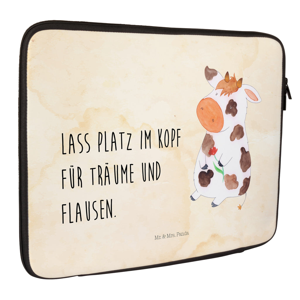 27 x 36 Notebook Tasche  Kuh Notebook Tasche, Laptop, Computertasche, Tasche, Damen, Schutzhülle, Bauernhof, Hoftiere, Landwirt, Landwirtin, Kuh, Kühe, Träume, Flausen, Spruch, Magie, Motivtion, Hof, Milch, Milchkuh