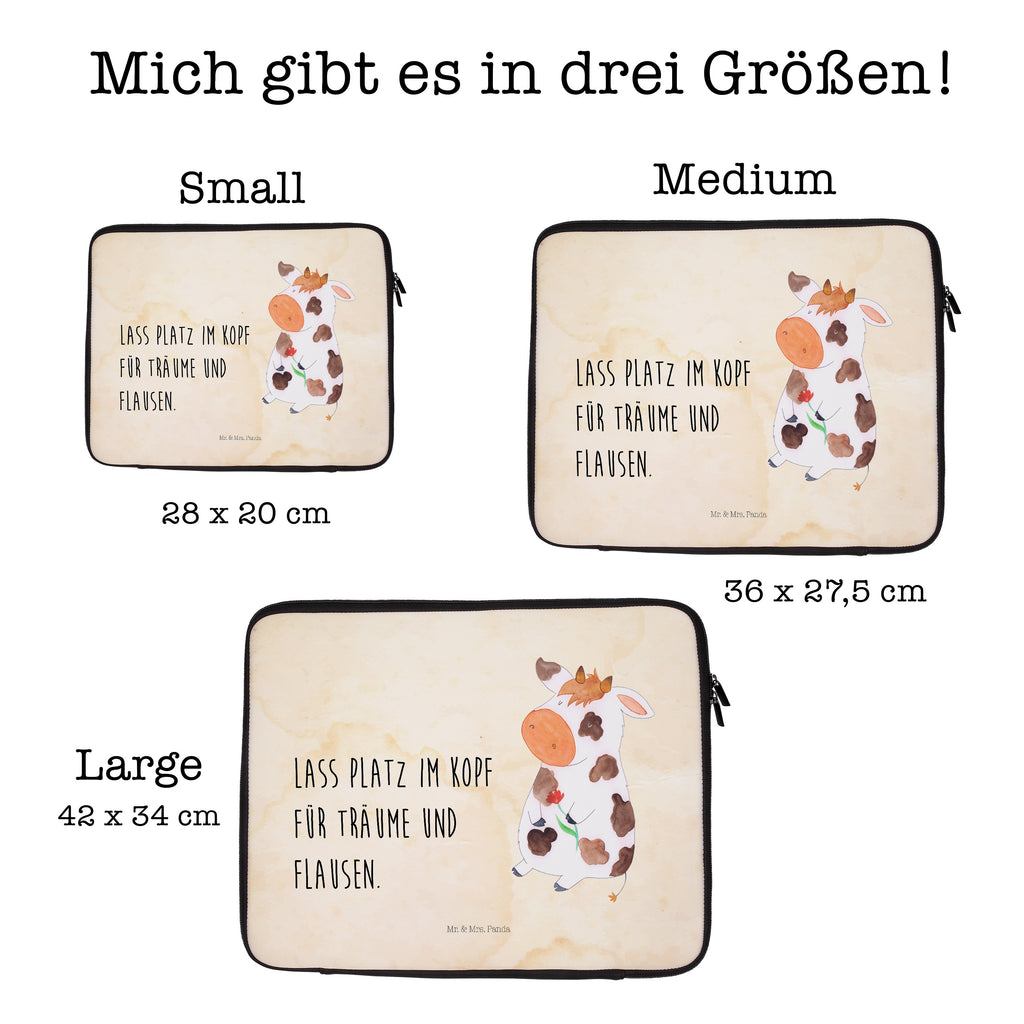 27 x 36 Notebook Tasche  Kuh Notebook Tasche, Laptop, Computertasche, Tasche, Damen, Schutzhülle, Bauernhof, Hoftiere, Landwirt, Landwirtin, Kuh, Kühe, Träume, Flausen, Spruch, Magie, Motivtion, Hof, Milch, Milchkuh