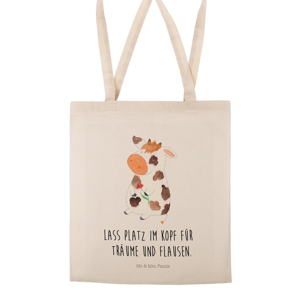 Tragetasche Kuh Beuteltasche, Beutel, Einkaufstasche, Jutebeutel, Stoffbeutel, Bauernhof, Hoftiere, Landwirt, Landwirtin, Kuh, Kühe, Träume, Flausen, Spruch, Magie, Motivtion, Hof, Milch, Milchkuh