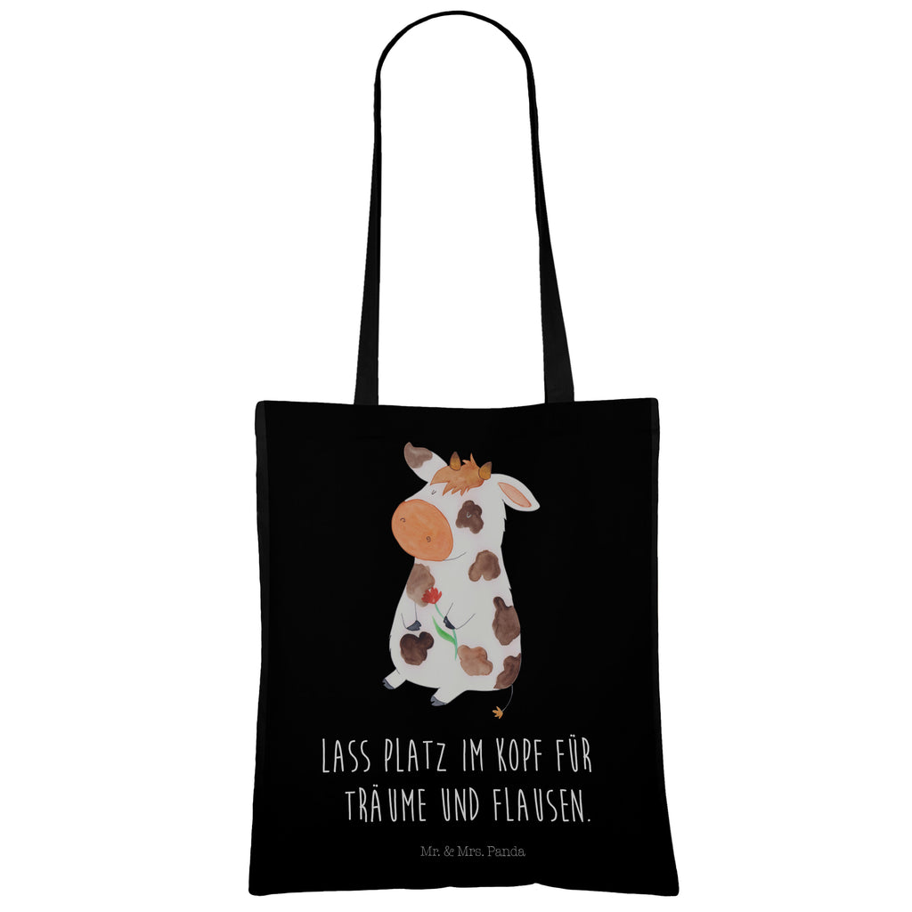 Tragetasche Kuh Beuteltasche, Beutel, Einkaufstasche, Jutebeutel, Stoffbeutel, Bauernhof, Hoftiere, Landwirt, Landwirtin, Kuh, Kühe, Träume, Flausen, Spruch, Magie, Motivtion, Hof, Milch, Milchkuh