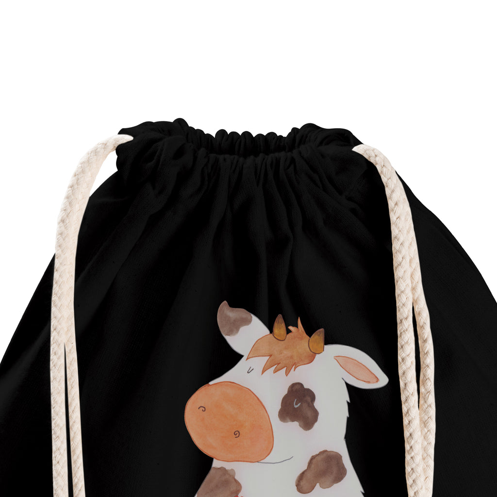 Sportbeutel Kuh Turnbeutel, Beutel, Sporttasche, Tasche, Stoffbeutel, Bauernhof, Hoftiere, Landwirt, Landwirtin, Kuh, Kühe, Träume, Flausen, Spruch, Magie, Motivtion, Hof, Milch, Milchkuh