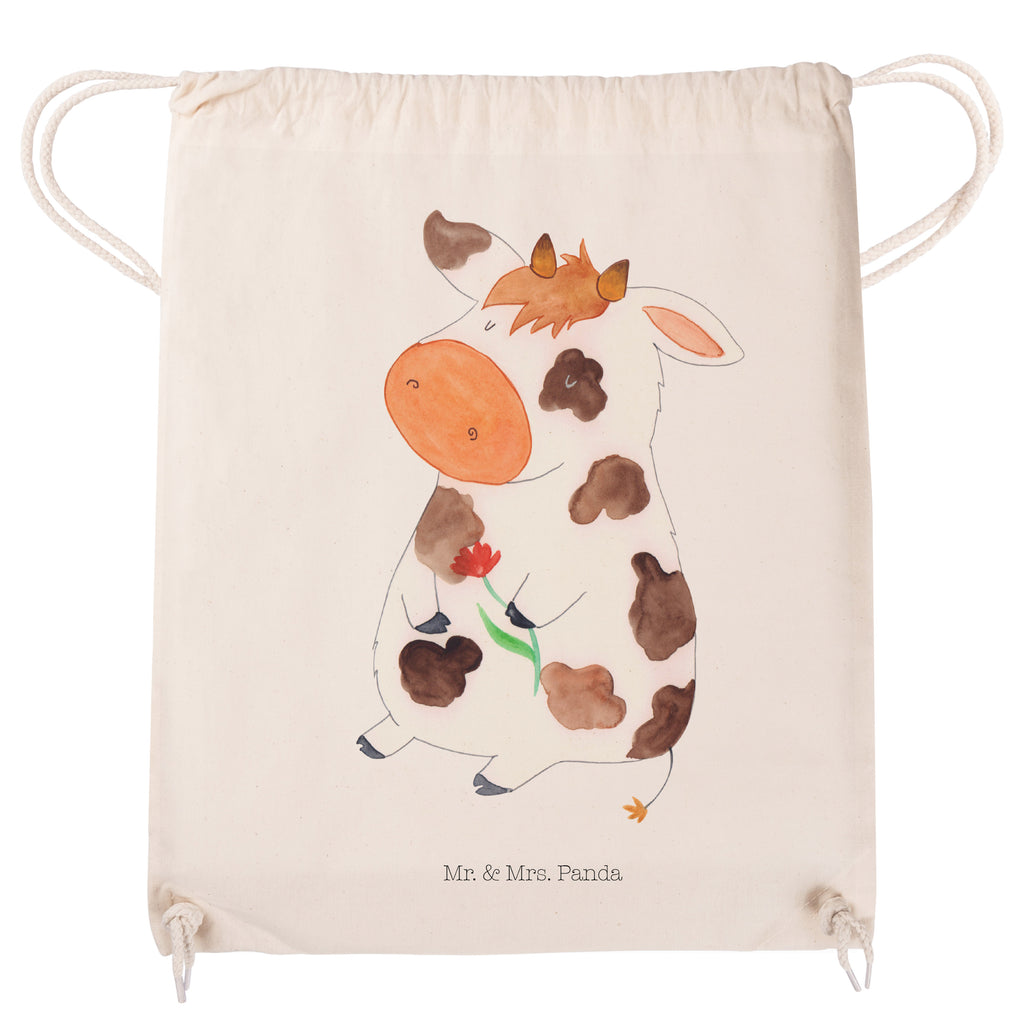 Sportbeutel Kuh Turnbeutel, Beutel, Sporttasche, Tasche, Stoffbeutel, Bauernhof, Hoftiere, Landwirt, Landwirtin, Kuh, Kühe, Träume, Flausen, Spruch, Magie, Motivtion, Hof, Milch, Milchkuh