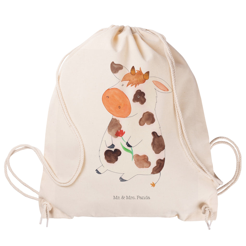 Sportbeutel Kuh Turnbeutel, Beutel, Sporttasche, Tasche, Stoffbeutel, Bauernhof, Hoftiere, Landwirt, Landwirtin, Kuh, Kühe, Träume, Flausen, Spruch, Magie, Motivtion, Hof, Milch, Milchkuh