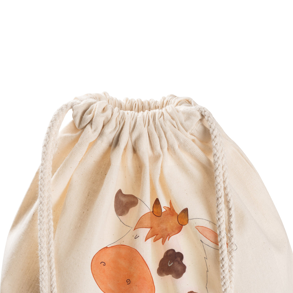 Sportbeutel Kuh Turnbeutel, Beutel, Sporttasche, Tasche, Stoffbeutel, Bauernhof, Hoftiere, Landwirt, Landwirtin, Kuh, Kühe, Träume, Flausen, Spruch, Magie, Motivtion, Hof, Milch, Milchkuh