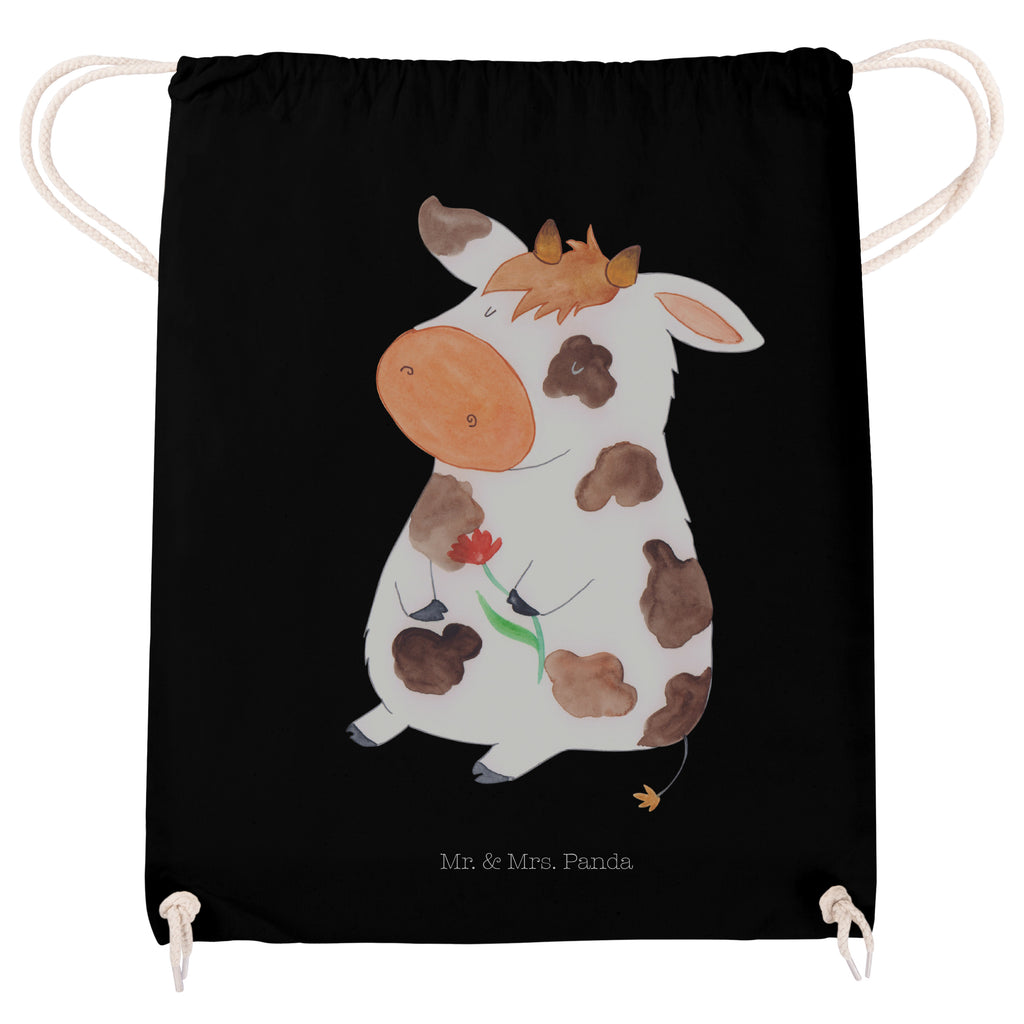 Sportbeutel Kuh Turnbeutel, Beutel, Sporttasche, Tasche, Stoffbeutel, Bauernhof, Hoftiere, Landwirt, Landwirtin, Kuh, Kühe, Träume, Flausen, Spruch, Magie, Motivtion, Hof, Milch, Milchkuh