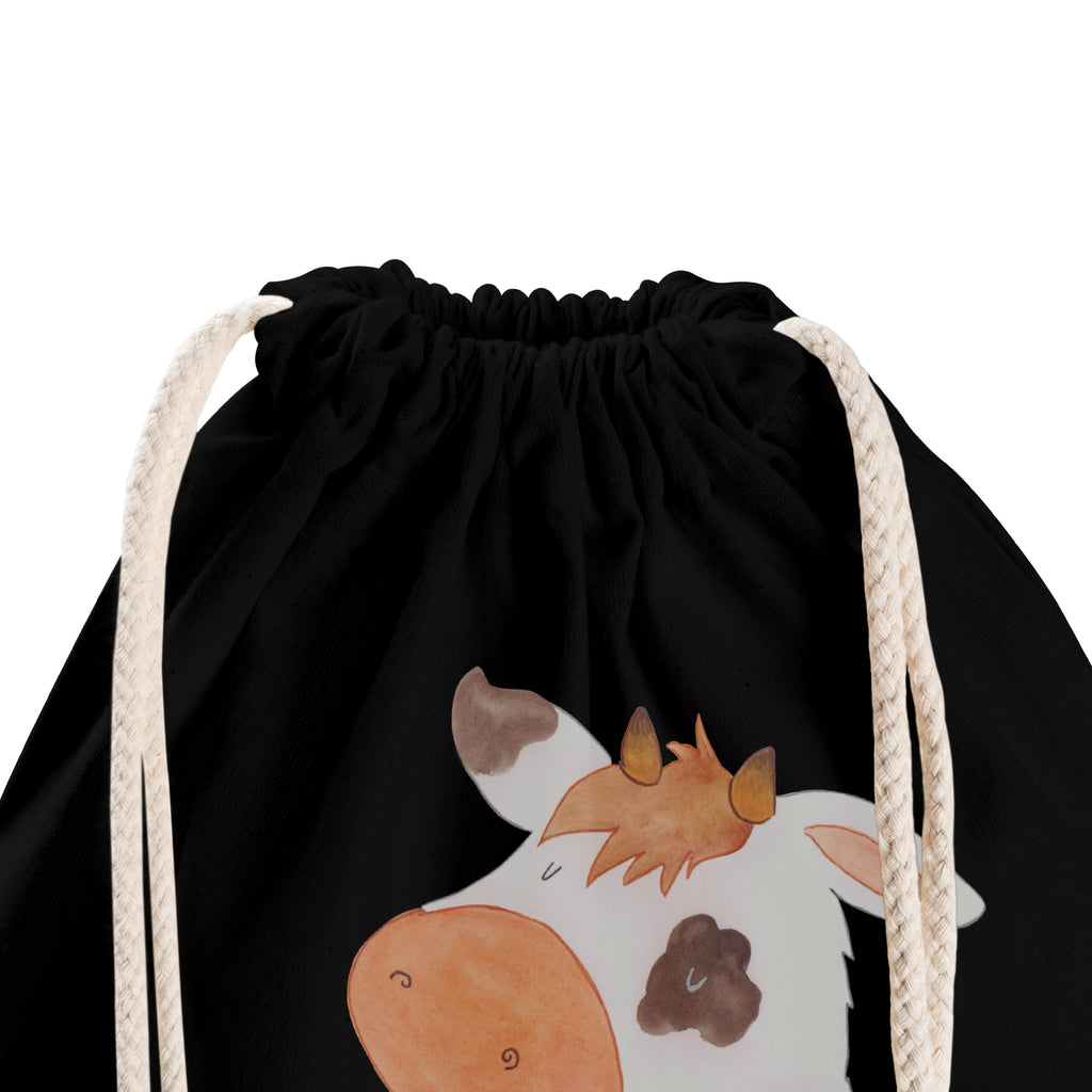 Sportbeutel Kuh Turnbeutel, Beutel, Sporttasche, Tasche, Stoffbeutel, Bauernhof, Hoftiere, Landwirt, Landwirtin, Kuh, Kühe, Träume, Flausen, Spruch, Magie, Motivtion, Hof, Milch, Milchkuh