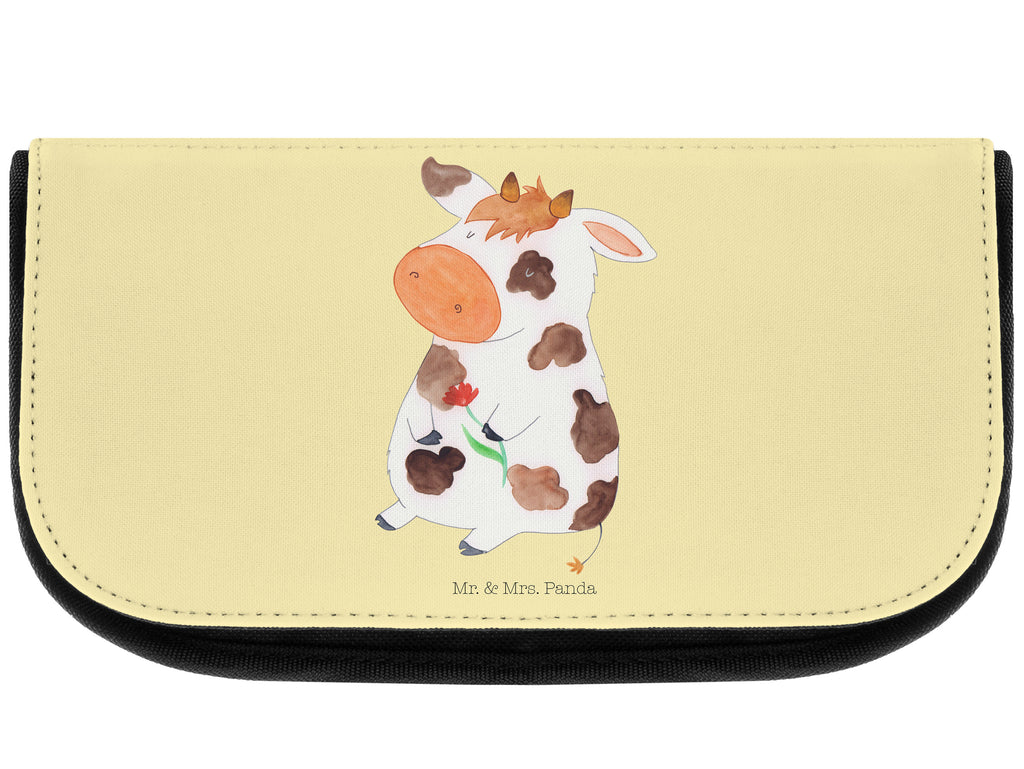 Kosmetiktasche Kuh Kosmetikbeutel, Kulturtasche, Kulturbeutel, Schminktasche, Make-Up Tasche, Bauernhof, Hoftiere, Landwirt, Landwirtin, Kuh, Kühe, Träume, Flausen, Spruch, Magie, Motivtion, Hof, Milch, Milchkuh