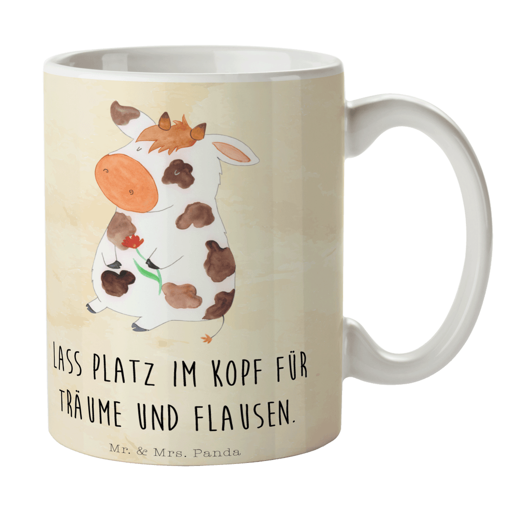 Tasse Kuh Kuh, Kühe, Träume, Flausen, Spruch, Magie, Motivtion, Bauernhof, Hof, Milch, Milchkuh	 Becher, Kaffeetasse, Kaffeebecher, Tee, Frühstück, Büro  Bauernhof, Hoftiere, Landwirt, Landwirtin