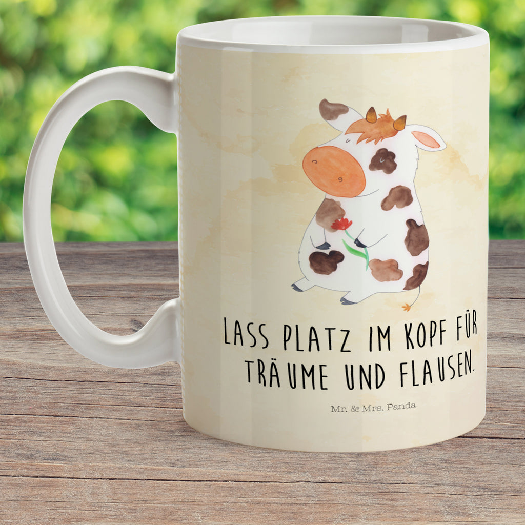 Kindertasse Kuh Kunststoff Tasse, Kindergarten, Tasse, Trinkbecher, Camping Becher, Kaffeetasse, Kunststoffbecher, Kindergartenbecher, Outdoorgeschirr, Kunststoffgeschirr, Reisebecher, Reisetasse, Kinderbecher, Bauernhof, Hoftiere, Landwirt, Landwirtin, Kuh, Kühe, Träume, Flausen, Spruch, Magie, Motivtion, Hof, Milch, Milchkuh