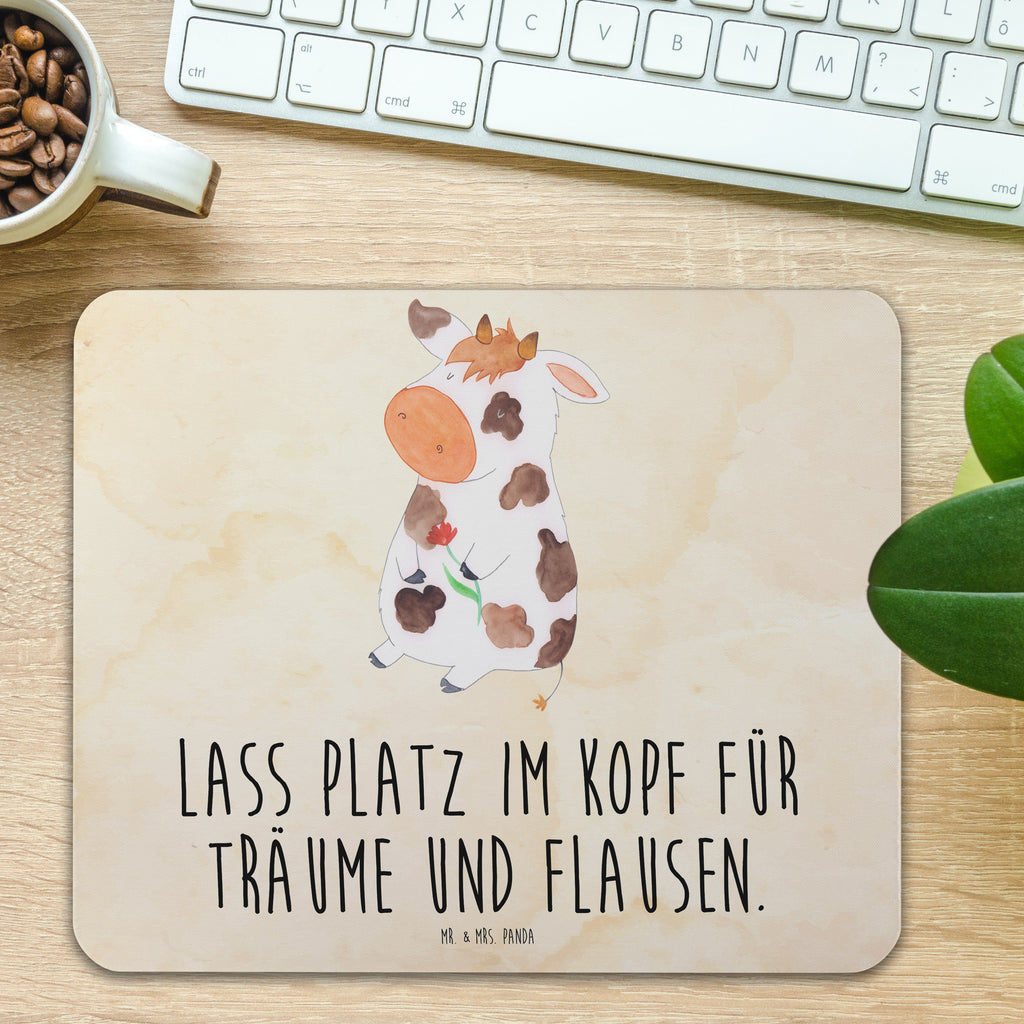 Mauspad Kuh Mousepad, Computer zubehör, Büroausstattung, PC Zubehör, Arbeitszimmer, Mauspad, Einzigartiges Mauspad, Designer Mauspad, Bauernhof, Hoftiere, Landwirt, Landwirtin, Kuh, Kühe, Träume, Flausen, Spruch, Magie, Motivtion, Hof, Milch, Milchkuh