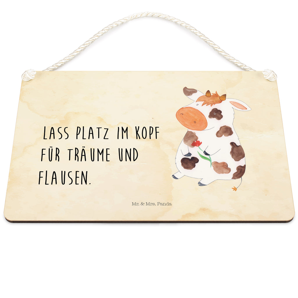 Deko Schild Kuh Dekoschild, Deko Schild, Schild, Tür Schild, Türschild, Holzschild, Wandschild, Wanddeko, Bauernhof, Hoftiere, Landwirt, Landwirtin, Kuh, Kühe, Träume, Flausen, Spruch, Magie, Motivtion, Hof, Milch, Milchkuh