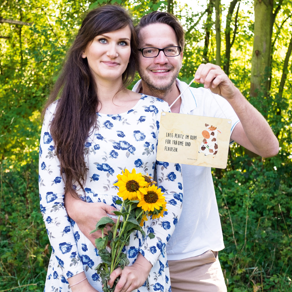 Deko Schild Kuh Dekoschild, Deko Schild, Schild, Tür Schild, Türschild, Holzschild, Wandschild, Wanddeko, Bauernhof, Hoftiere, Landwirt, Landwirtin, Kuh, Kühe, Träume, Flausen, Spruch, Magie, Motivtion, Hof, Milch, Milchkuh
