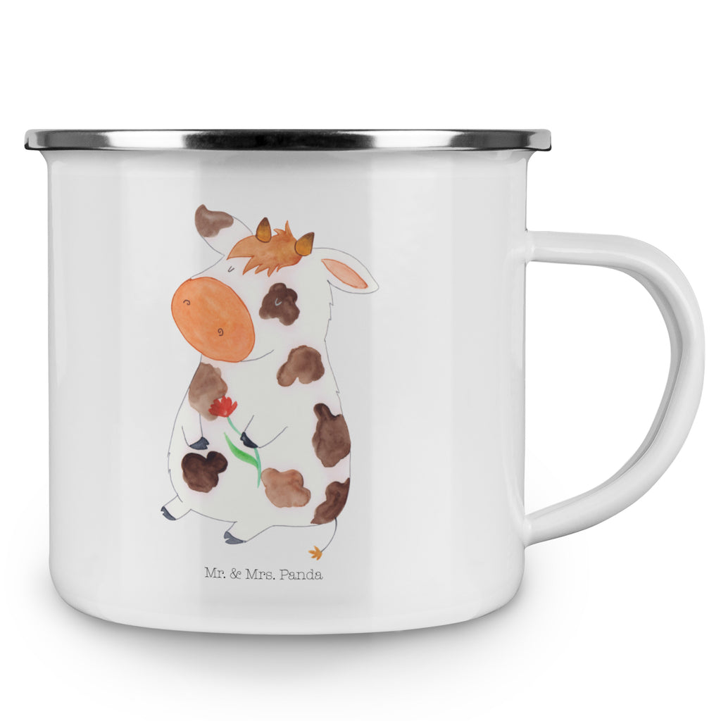 Camping Emaille Tasse Kuh Campingtasse, Trinkbecher, Metalltasse, Outdoor Tasse, Emaille Trinkbecher, Blechtasse Outdoor, Emaille Campingbecher, Edelstahl Trinkbecher, Metalltasse für Camping, Kaffee Blechtasse, Camping Tasse Metall, Bauernhof, Hoftiere, Landwirt, Landwirtin, Kuh, Kühe, Träume, Flausen, Spruch, Magie, Motivtion, Hof, Milch, Milchkuh