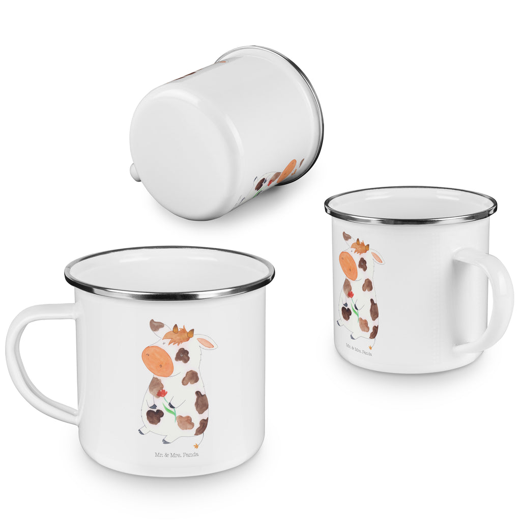 Camping Emaille Tasse Kuh Campingtasse, Trinkbecher, Metalltasse, Outdoor Tasse, Emaille Trinkbecher, Blechtasse Outdoor, Emaille Campingbecher, Edelstahl Trinkbecher, Metalltasse für Camping, Kaffee Blechtasse, Camping Tasse Metall, Bauernhof, Hoftiere, Landwirt, Landwirtin, Kuh, Kühe, Träume, Flausen, Spruch, Magie, Motivtion, Hof, Milch, Milchkuh