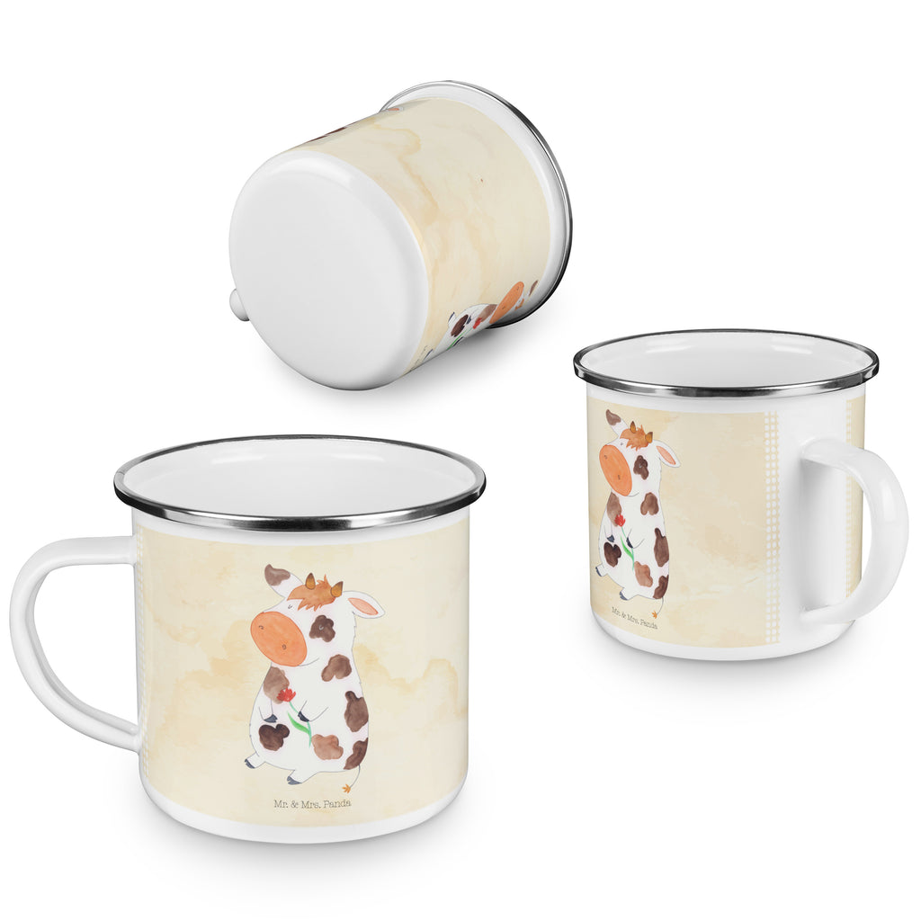 Camping Emaille Tasse Kuh Campingtasse, Trinkbecher, Metalltasse, Outdoor Tasse, Emaille Trinkbecher, Blechtasse Outdoor, Emaille Campingbecher, Edelstahl Trinkbecher, Metalltasse für Camping, Kaffee Blechtasse, Camping Tasse Metall, Bauernhof, Hoftiere, Landwirt, Landwirtin, Kuh, Kühe, Träume, Flausen, Spruch, Magie, Motivtion, Hof, Milch, Milchkuh
