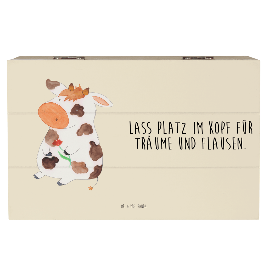 Holzkiste Kuh Holzkiste, Kiste, Schatzkiste, Truhe, Schatulle, XXL, Erinnerungsbox, Erinnerungskiste, Dekokiste, Aufbewahrungsbox, Bauernhof, Hoftiere, Landwirt, Landwirtin, Kuh, Kühe, Träume, Flausen, Spruch, Magie, Motivtion, Hof, Milch, Milchkuh