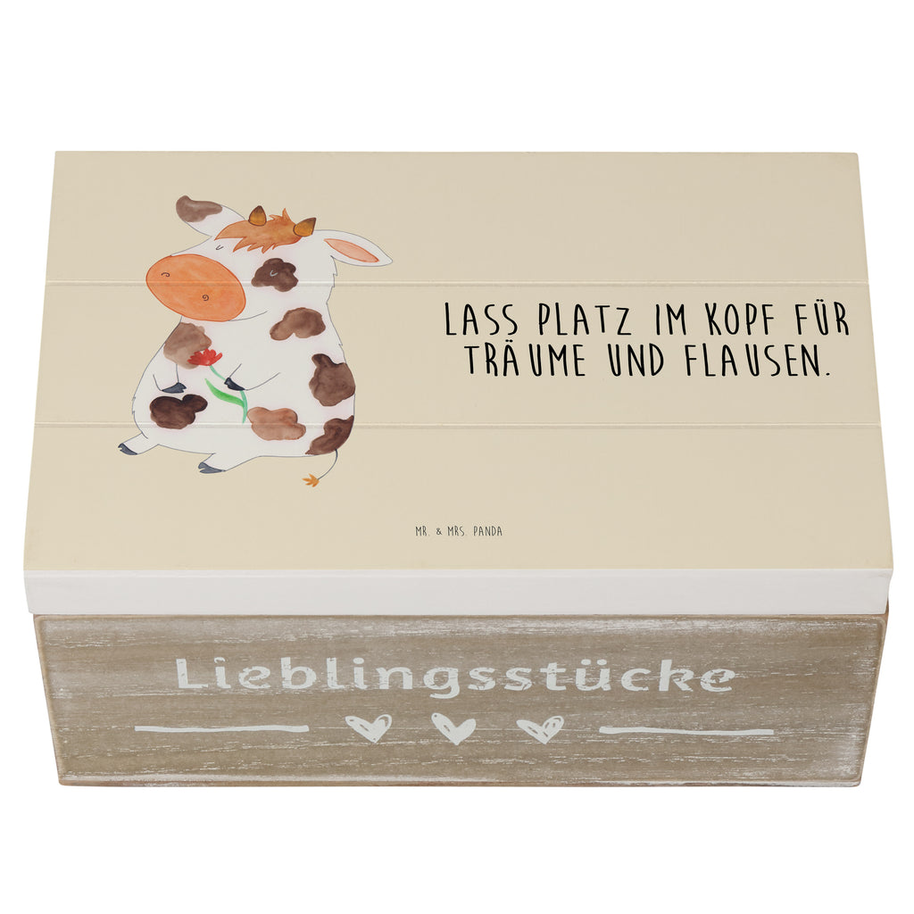 Holzkiste Kuh Holzkiste, Kiste, Schatzkiste, Truhe, Schatulle, XXL, Erinnerungsbox, Erinnerungskiste, Dekokiste, Aufbewahrungsbox, Bauernhof, Hoftiere, Landwirt, Landwirtin, Kuh, Kühe, Träume, Flausen, Spruch, Magie, Motivtion, Hof, Milch, Milchkuh