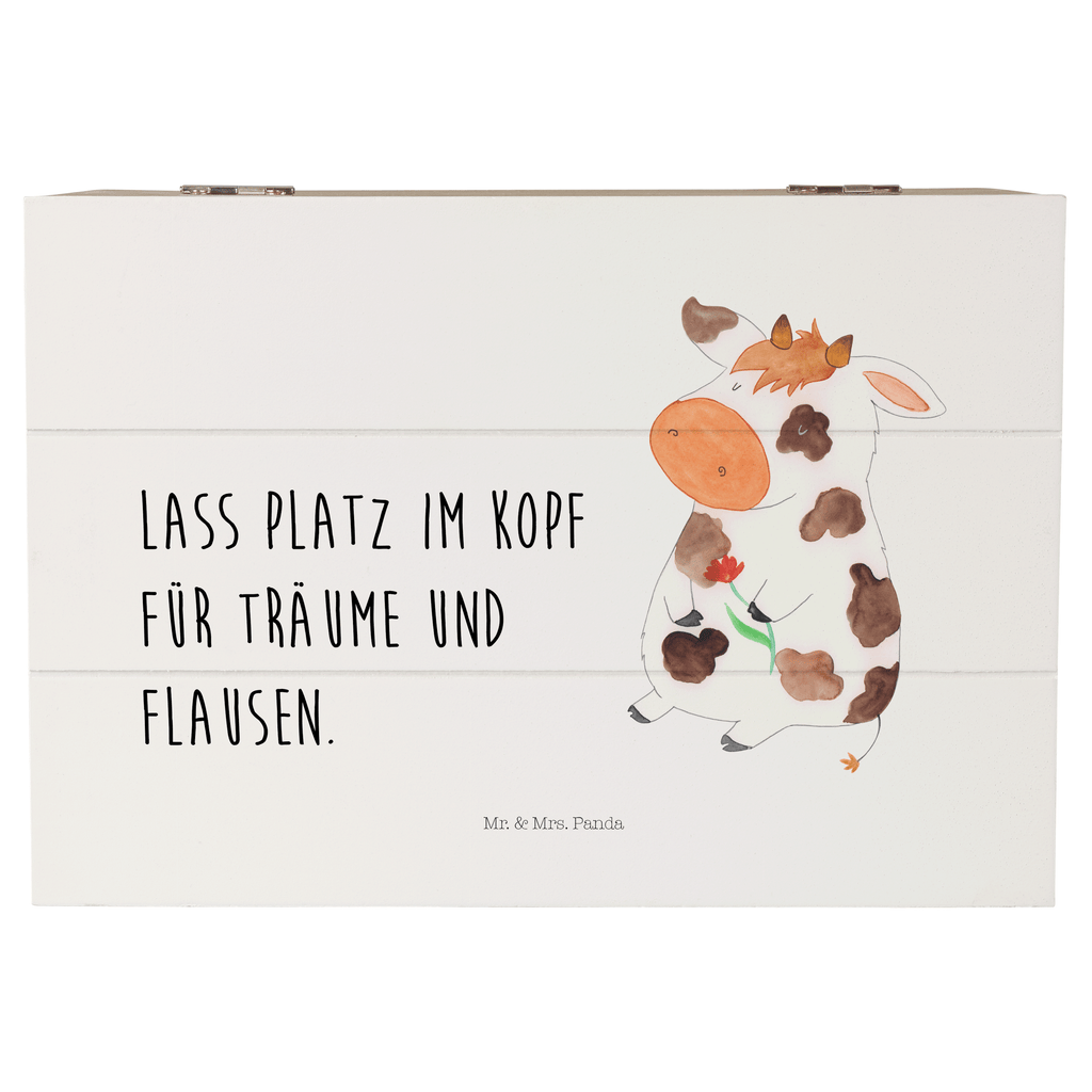 Holzkiste Kuh Holzkiste, Kiste, Schatzkiste, Truhe, Schatulle, XXL, Erinnerungsbox, Erinnerungskiste, Dekokiste, Aufbewahrungsbox, Bauernhof, Hoftiere, Landwirt, Landwirtin, Kuh, Kühe, Träume, Flausen, Spruch, Magie, Motivtion, Hof, Milch, Milchkuh