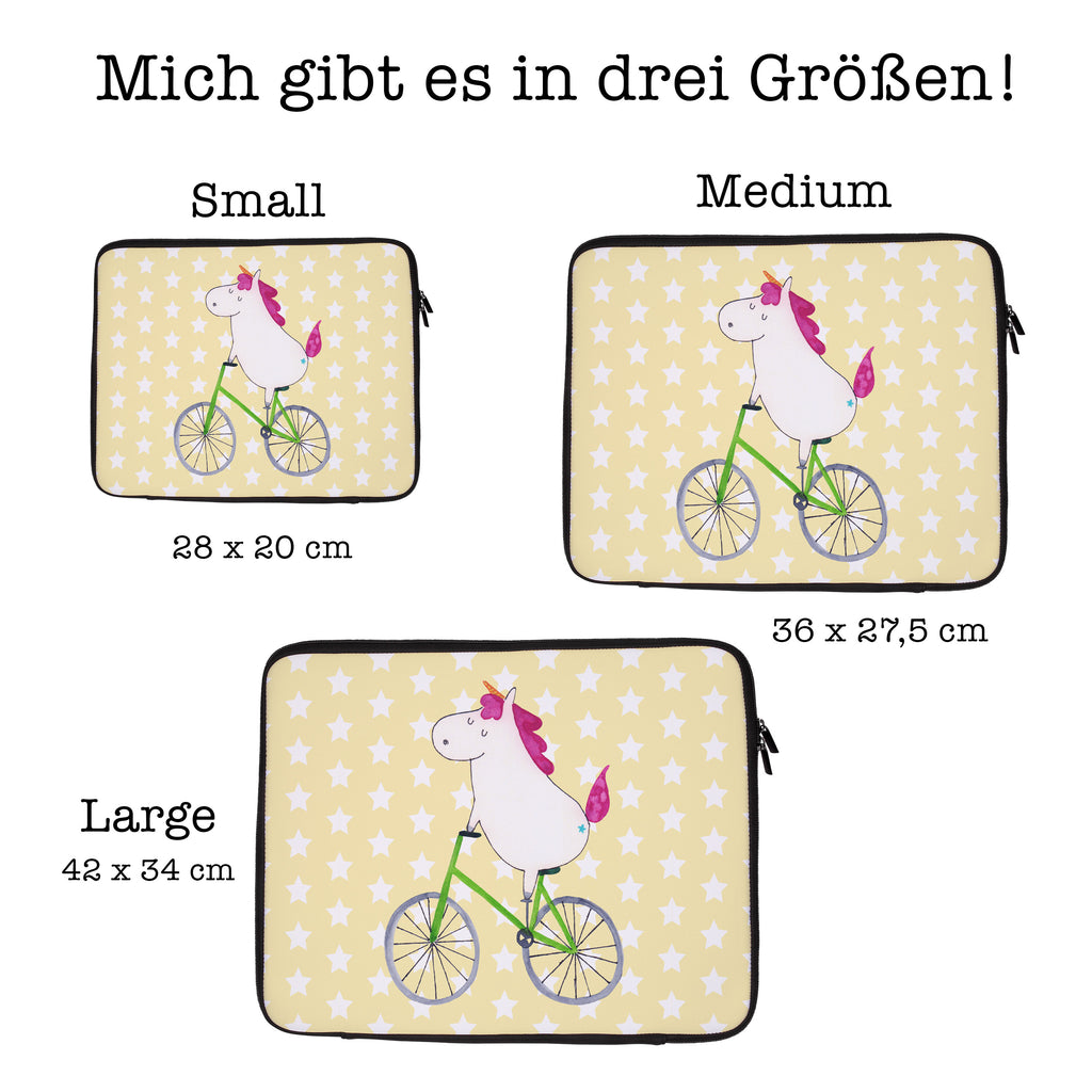 20 x 28 Notebook Tasche  Einhorn Radfahrer Notebook Tasche, Laptop, Computertasche, Tasche, Einhorn, Einhörner, Einhorn Deko, Pegasus, Unicorn, Radfahren, Radfahrer, Rad, Bike, Feenstaub, Konfetti, Luxusproblem, Kummer, Liebeskummer