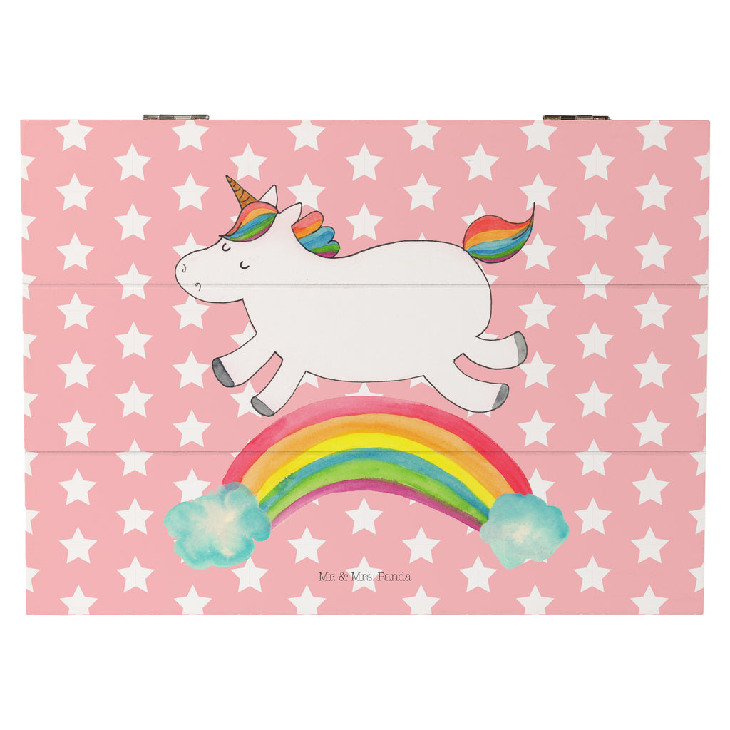 Holzkiste Einhorn Regenbogen Holzkiste, Kiste, Schatzkiste, Truhe, Schatulle, XXL, Erinnerungsbox, Erinnerungskiste, Dekokiste, Aufbewahrungsbox, Einhorn, Einhörner, Einhorn Deko, Pegasus, Unicorn, Regenbogen, Glitzer, Einhornpower, Erwachsenwerden, Einhornautobahn