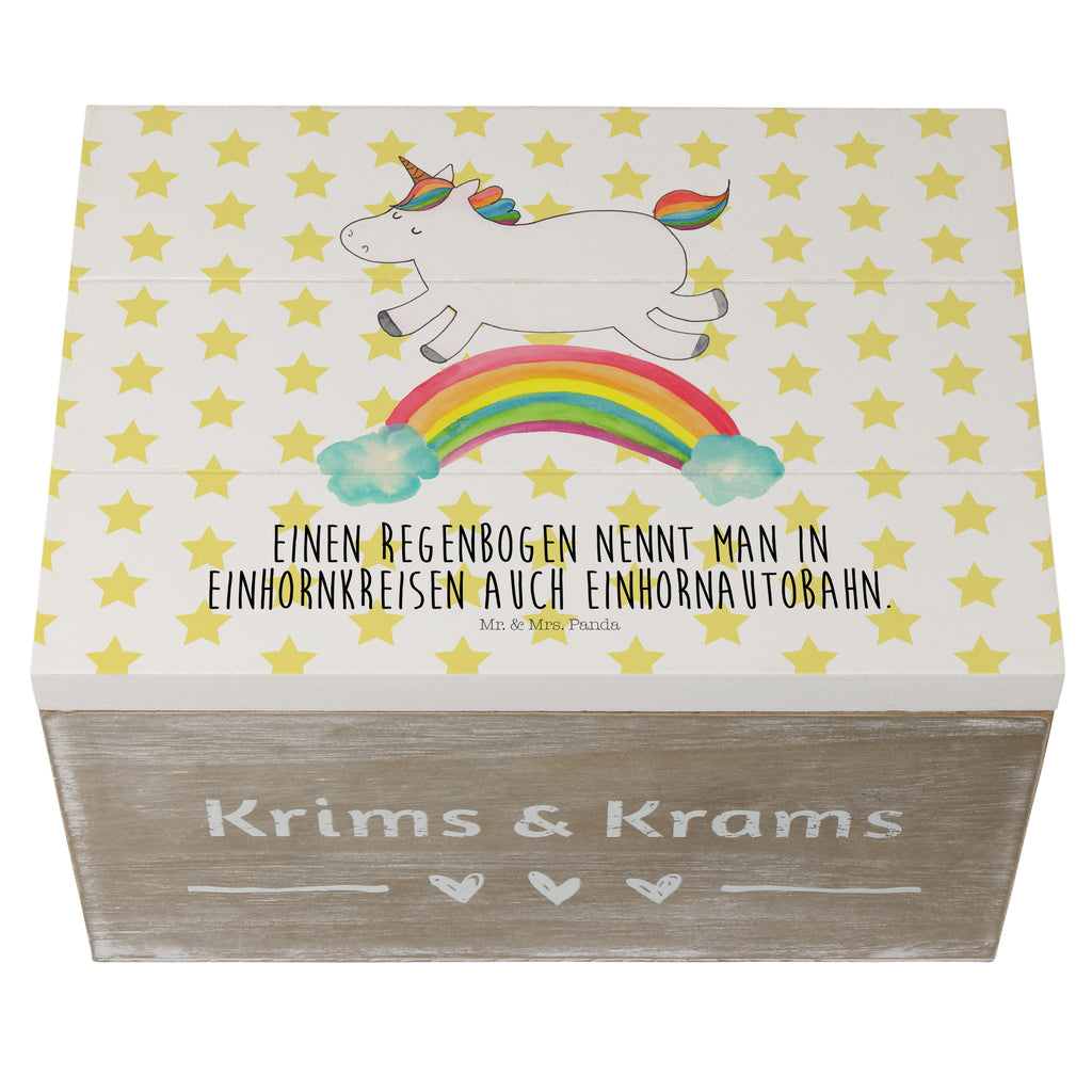 Holzkiste Einhorn Regenbogen Holzkiste, Kiste, Schatzkiste, Truhe, Schatulle, XXL, Erinnerungsbox, Erinnerungskiste, Dekokiste, Aufbewahrungsbox, Einhorn, Einhörner, Einhorn Deko, Pegasus, Unicorn, Regenbogen, Glitzer, Einhornpower, Erwachsenwerden, Einhornautobahn