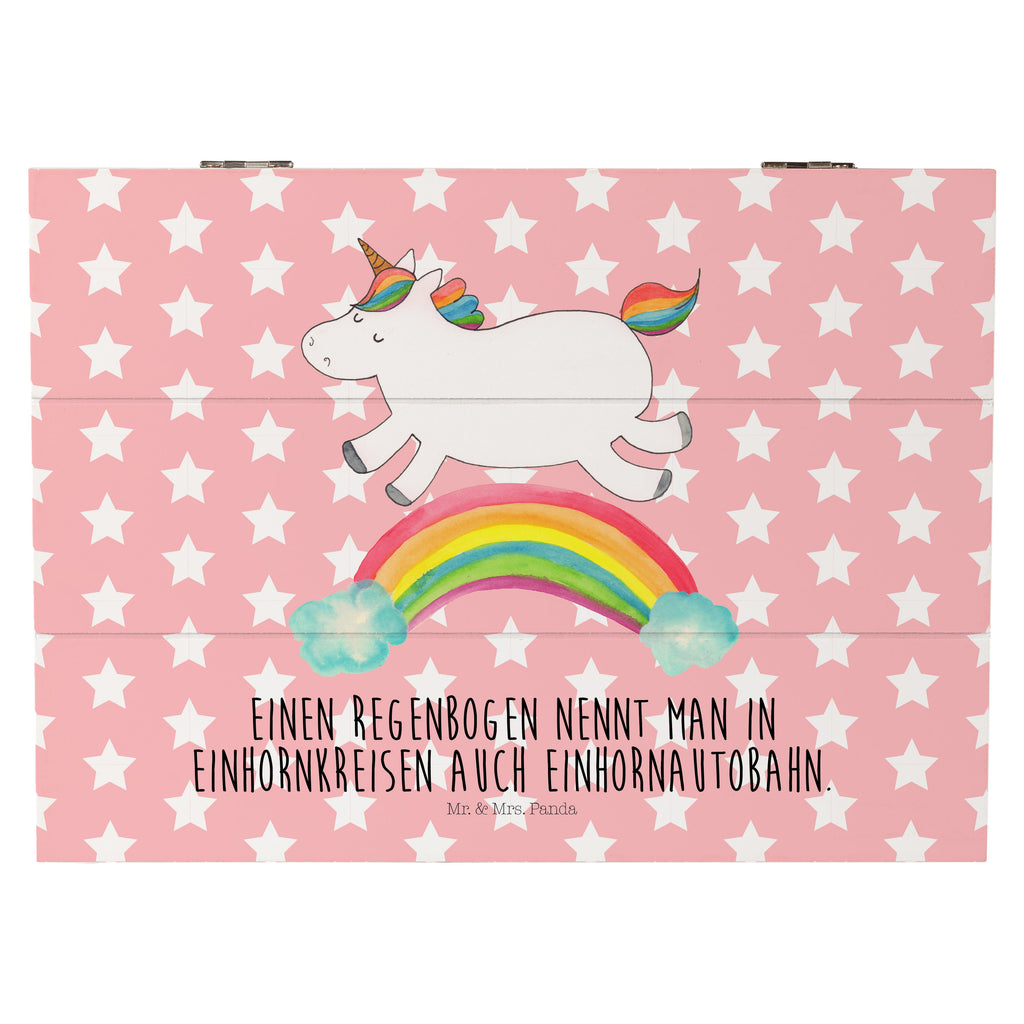 Holzkiste Einhorn Regenbogen Holzkiste, Kiste, Schatzkiste, Truhe, Schatulle, XXL, Erinnerungsbox, Erinnerungskiste, Dekokiste, Aufbewahrungsbox, Einhorn, Einhörner, Einhorn Deko, Pegasus, Unicorn, Regenbogen, Glitzer, Einhornpower, Erwachsenwerden, Einhornautobahn