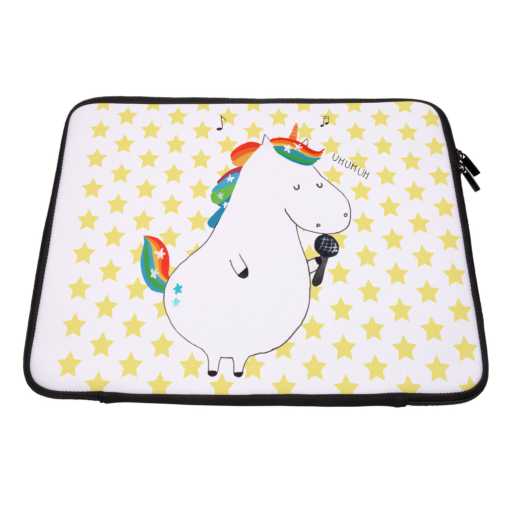 27 x 36 Notebook Tasche  Einhorn Sänger Notebook Tasche, Laptop, Computertasche, Tasche, Damen, Schutzhülle, Einhorn, Einhörner, Einhorn Deko, Pegasus, Unicorn, Glitzer, Konfetti, Party, Geburtstag, Feier, Fest, Disco, Sängerin, Sänger, Freundin