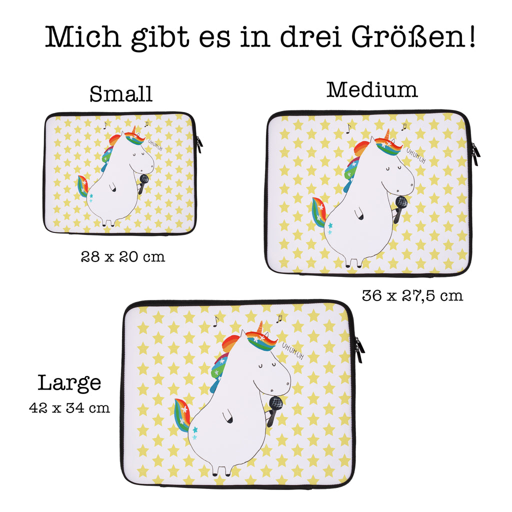 27 x 36 Notebook Tasche  Einhorn Sänger Notebook Tasche, Laptop, Computertasche, Tasche, Damen, Schutzhülle, Einhorn, Einhörner, Einhorn Deko, Pegasus, Unicorn, Glitzer, Konfetti, Party, Geburtstag, Feier, Fest, Disco, Sängerin, Sänger, Freundin
