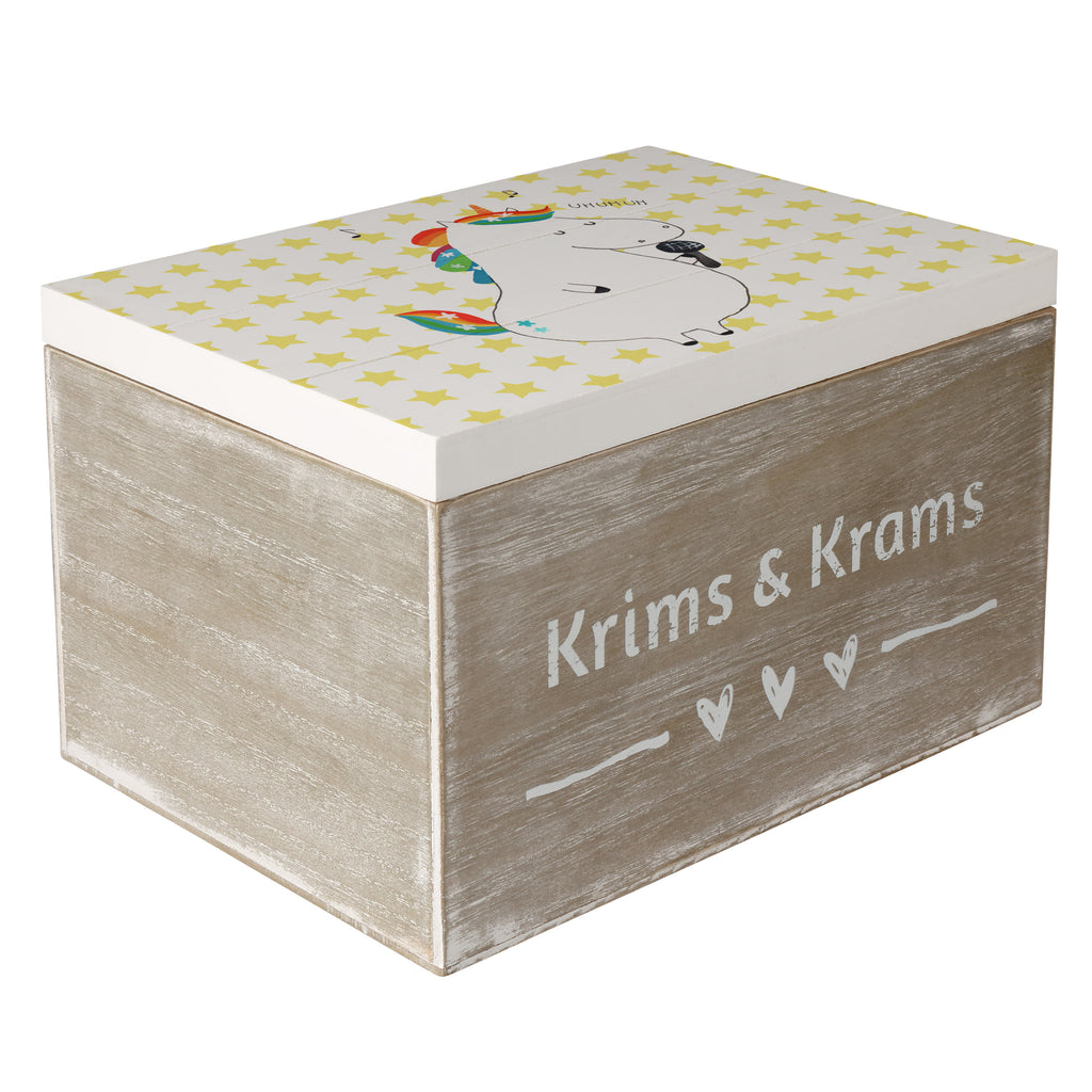Holzkiste Einhorn Sänger Holzkiste, Kiste, Schatzkiste, Truhe, Schatulle, XXL, Erinnerungsbox, Erinnerungskiste, Dekokiste, Aufbewahrungsbox, Einhorn, Einhörner, Einhorn Deko, Pegasus, Unicorn, Glitzer, Konfetti, Party, Geburtstag, Feier, Fest, Disco, Sängerin, Sänger, Freundin